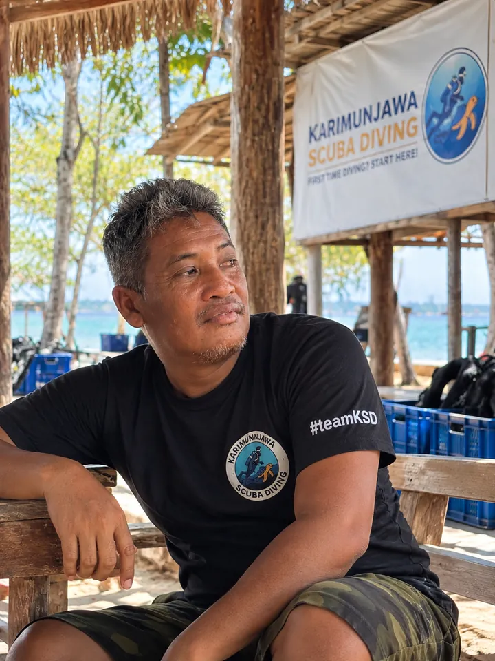 Supriadi, Divemaster at Karimunjawa Scuba Diving